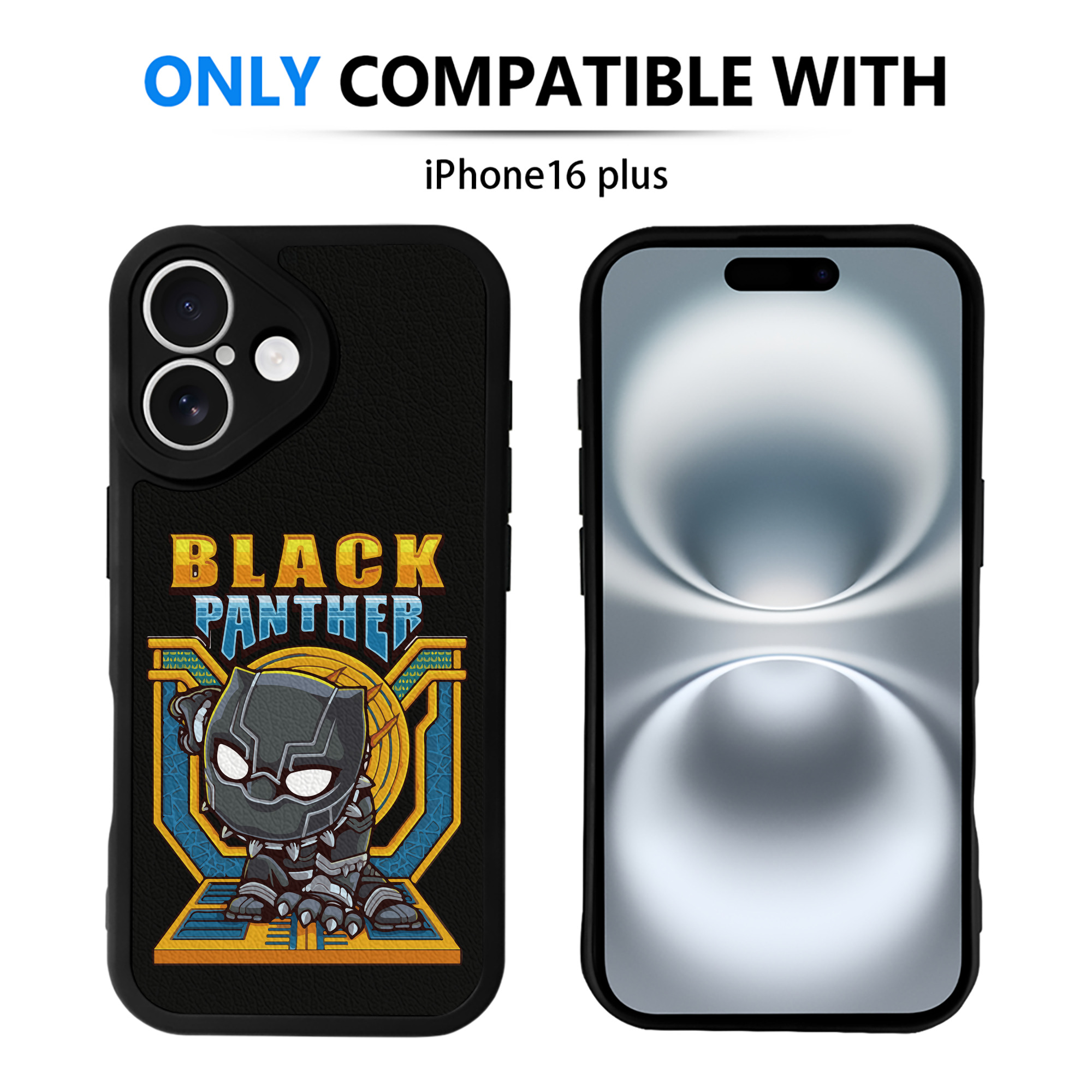 （画像用） アベンジャーズ The Avengers 【iPhone 16シリーズ対応】シリコンスマホケース（レザー調） 材質：シリコン